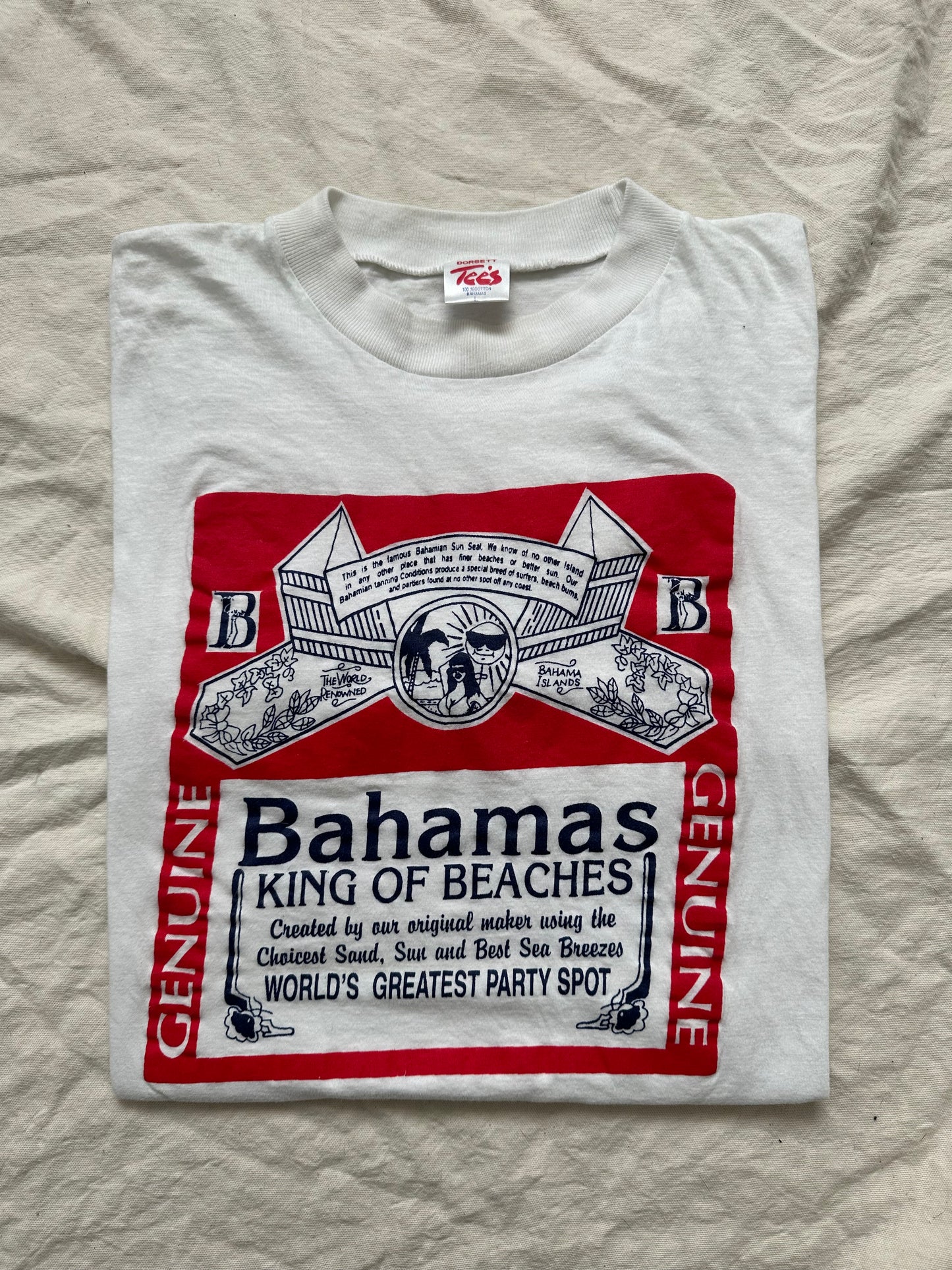 90s bahamas tee/ M